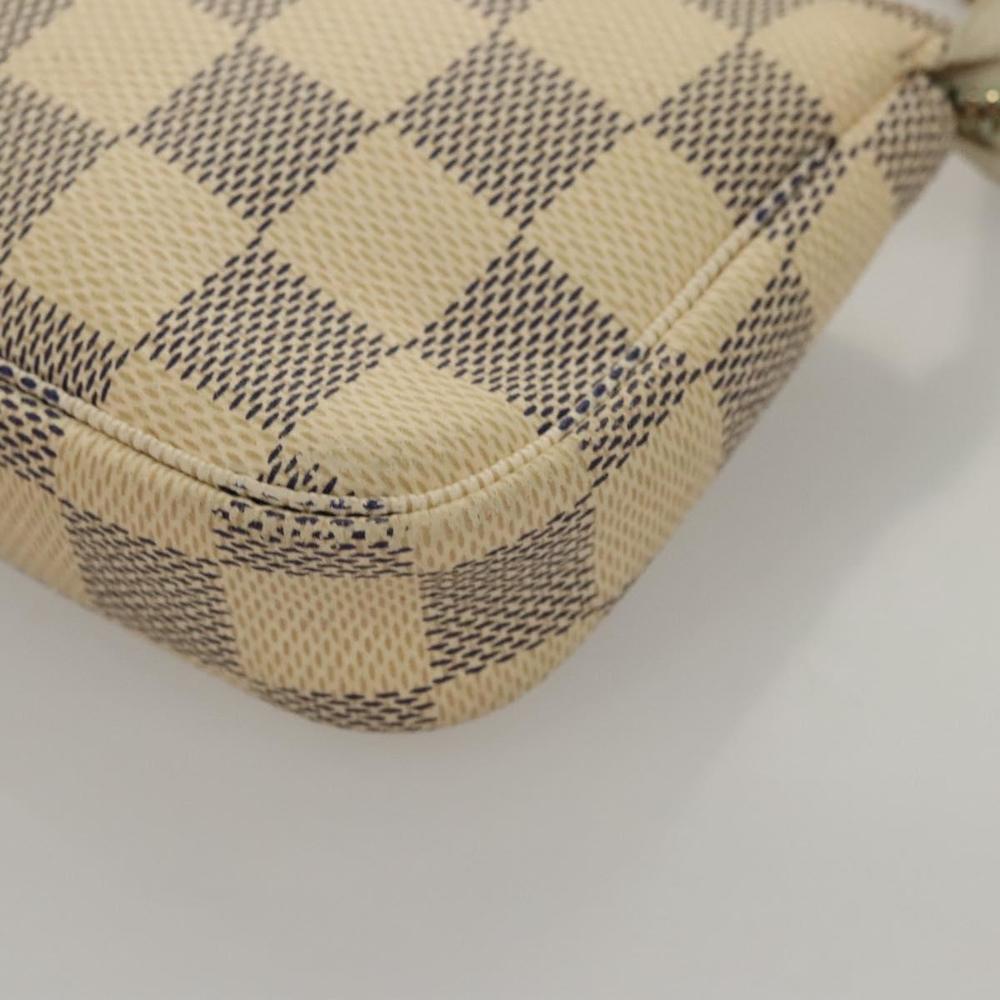 LOUIS VUITTON Damier Azur Mini Pochette Accessoires Pouch N63005 Auth sw224 - Picture 16 of 16